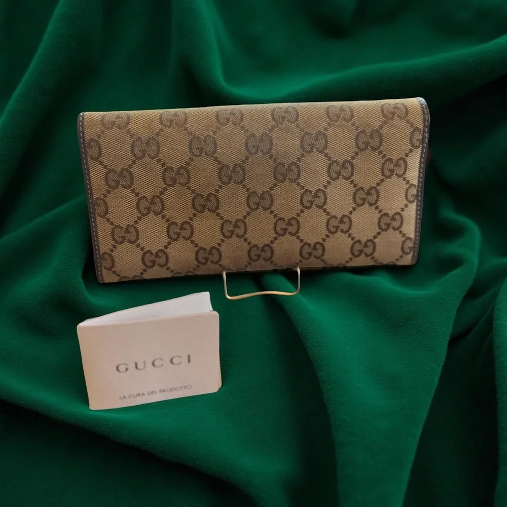 Gucci GG Monogram Canvas Lovely Heart Continental Bifold Wallet - Picture 14 of 16